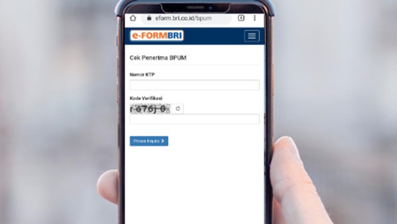 Masukkan NIK KTP Anda di eform.bri.co.id untuk Konfirmasi Penerima BPUM 2022 Cair Atas Nama Pelaku Usaha Ini.